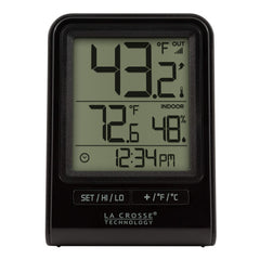 La Crosse Technology Wireless Thermometer with adjustable time format