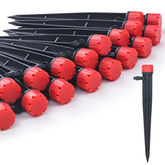 La Farah 100pcs Drip Irrigation Emitters red model front view