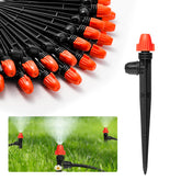 La Farah 360° Adjustable Drip Spray Emitters pack of 30 in red