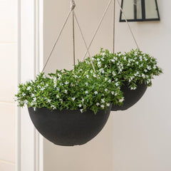 LA JOLIE MUSE large hanging planters in outdoor setting