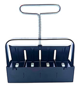 Ladbrooke Mini 4 Soil Blocker front view with four 2" soil blocks