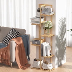 Laiensia Bamboo Plant Stand 6 Tier side view