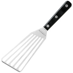 Lamson Fish Spatula front view with slotted stainless steel blade