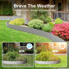 Land Guard garden edging displayed in a landscaped garden