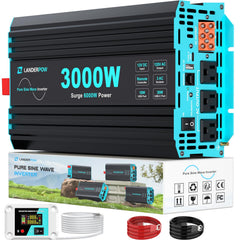 LANDERPOW 3000W Pure Sine Wave Inverter front view