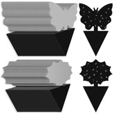 Landisun 120PCS Fruit Fly Traps front view, black adhesive design