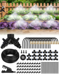 Landtouch 120FT Drip Irrigation System with adjustable nozzles