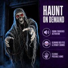 LANGXUN 6ft Skeleton Ghost in spooky pose