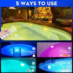 LanPool Underwater Pool Light colour changing effect