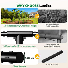 Laodier Cucumber Trellis assembly instructions