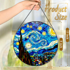 LAOWEIKI sun catcher with black metal frame