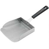 Large Griddle Scoop 7.6-inch silver stainless steel front view