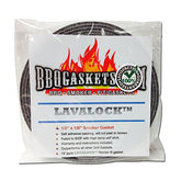 LavaLock BBQ Smoker Gasket Seal 1/2" x 1/8" Grey front view