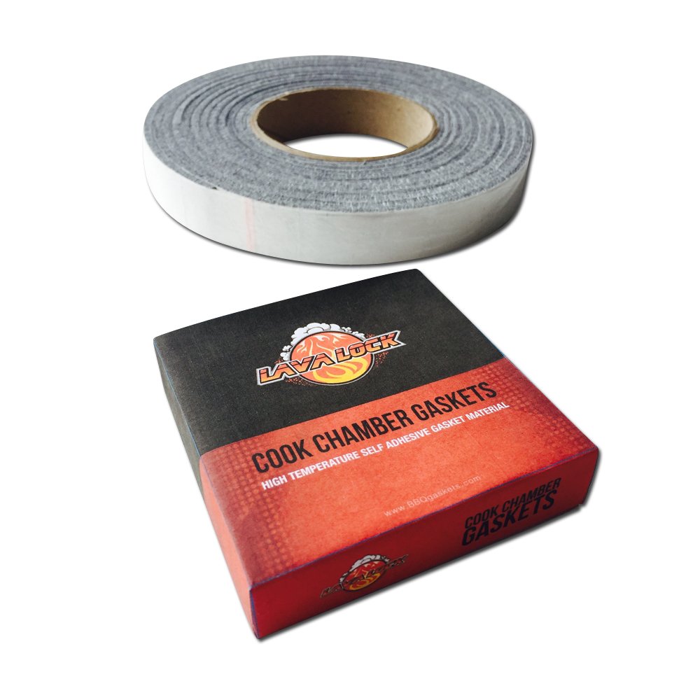 LavaLock High-Temp Gasket Kit for Big Green Egg, grey adhesive material