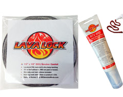 LavaLock Self Stick PRO Pack 1/2" x 1/8" Grey Gasket Seal front view