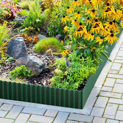 LAVEVE Garden Edging installed around flower bed