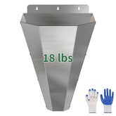 LavviTech Large Chicken Cone front view in silver