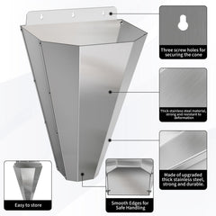 LavviTech Large Chicken Kill Cone mounted to a wall