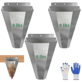 LavviTech Medium Chicken Kill Cone pack of three, stainless steel