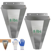 LavviTech Medium Chicken Kill Cone stainless steel front view