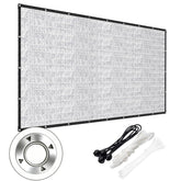LAWNGO 85% Aluminet Shade Cloth 10x12 FT front view