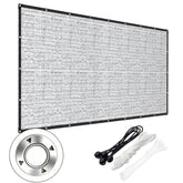 LAWNGO 99% Aluminet Shade Cloth 10x10 FT front view