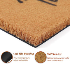 Layered view of Honoson doormat set on porch