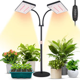 LBW Desk Grow Light with two heads and adjustable height
