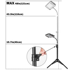 LBW Grow Light in use with flowering plants