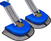 LCHUANG Pool Animal Escape Ramp blue floating frog saver log front view