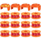 LCJZSET String Trimmer Spool Line set with 12 lines and 4 caps