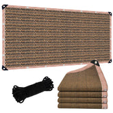 LCYFBE shade cloth 90% UV protection mocha fabric front view