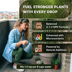 Leaves and Soul Dracaena Plant Fertilizer Liquid with water mixing