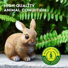 LEGIFO Bunny Decor Set of 3 Resin Garden Statues, outdoor display