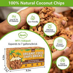 Legigo Coco Chips compressed bricks stacked