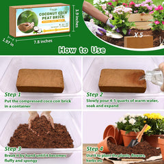 Legigo Coco Coir Bricks expansion process