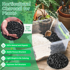 Legigo horticultural charcoal 6 QT granules close-up