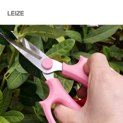 Leize Flower Scissors ergonomic handle detail