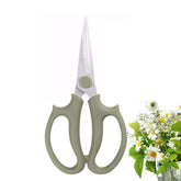 Leize Flower Scissors front view, grey green colour