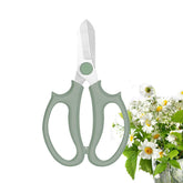 Leize Flower Scissors front view in grey green