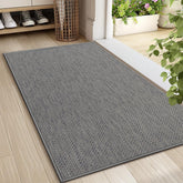 LEKEEPGO Door Mat 24"x36" light grey front view