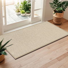 LEKEEPGO Door Mat 24"x47" khaki front view
