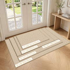 LEKEEPGO Door Mat 24"x47" khaki side view