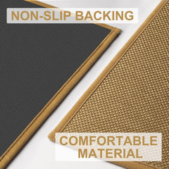 LEKEEPGO door mat non-slip rubber backing