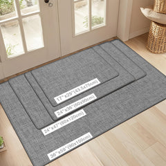LEKEEPGO Ultra Thin Indoor Door Mat showing non-slip backing