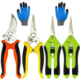 lengnoyp 5 Pack Garden Shears with different blade types