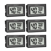LEOALF Humidity Meter Hygrometer front view with digital display