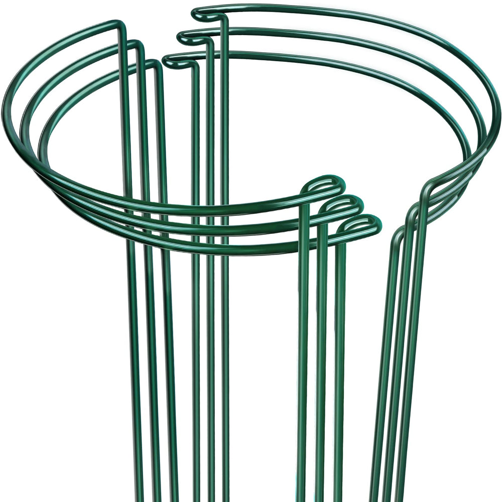 LEOBRO Plant Support Stakes set of 6 in green color