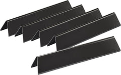 Leship 15.3" Flavorizer Bars front view, glossy enamel black