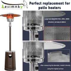 Lesimnky emitter screen side view highlighting threaded holes